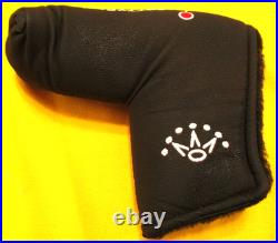 Scotty Cameron Titleist 2003 Prototype Putter Cover Headcover Black Suede W Tool