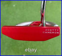 Scotty Cameron Titleist 2003 Red Futura Holiday Poinsettias Putter 35