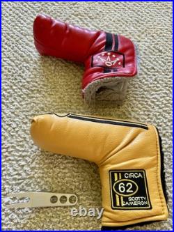Scotty Cameron Titleist Circa 62 No 1 Golf Putter with 2 Headcovers, Tool, Bag