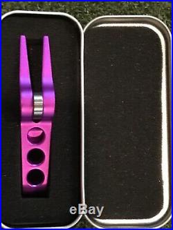Scotty Cameron Titleist High Roller Clip Pivot Divot Tool Violet Rare Sold Out
