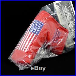 Scotty Cameron / Titleist NEW (NIB) 2002 Red Large U. S. Flag Headcover with Tool
