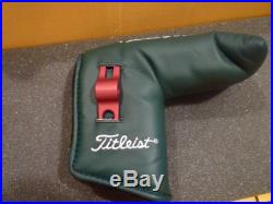 Scotty Cameron Titleist Putter Head Cover Rare Collectible Aop Dark Green W Tool