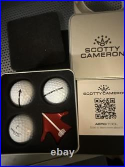 Scotty Cameron US Open Aero Alignment Ball Marker Tool Kit With ProV1s Red