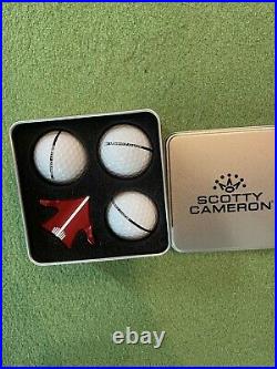 Scotty Cameron US Open Aero Alignment Ball Marker Tool Kit With ProV1s Red