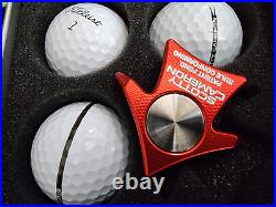 Scotty Cameron US Open Aero Alignment Ball Marker Tool Kit With ProV1s Red