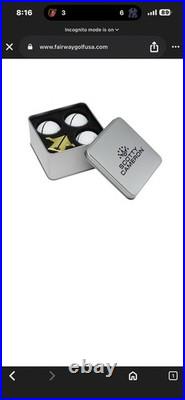 Scotty Cameron Yellow Aero Alignment Tool Kit with 3 Titleist ProV1 Golf Balls