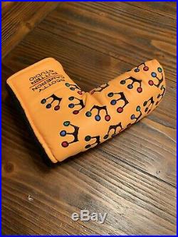 Scotty Cameron Yellow Mini Crowns Putter Cover NIB With Divot Tool