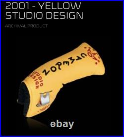 Scotty Cameron Yellow Studio Design Headcover With Tool 2001 100% Authentic