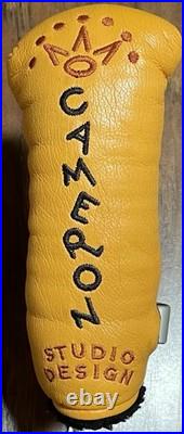 Scotty Cameron Yellow Studio Design Headcover With Tool NICE 100% Authentic
