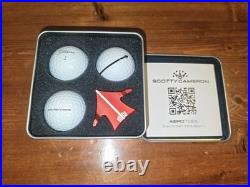 Scotty Cameron red Aero Alignment Tool Kit 3 Titleist ProV1 Golf Balls