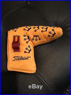Scotty Cameron yellow mini crowns putter cover with tool Displayed only