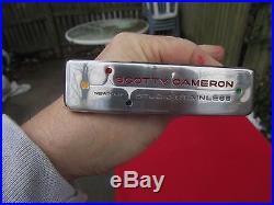 Titleist Scotty Cameron Newport Studio Stainless Excellant Matching H/c & Tool