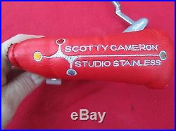 Titleist Scotty Cameron Newport Studio Stainless Excellant Matching H/c & Tool