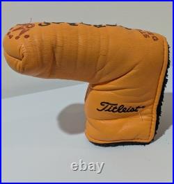 Titleist Scotty Cameron 2001 Studio Design Yellow Putter Headcover & Divot Tool