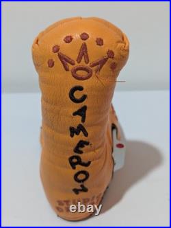 Titleist Scotty Cameron 2001 Studio Design Yellow Putter Headcover & Divot Tool