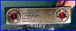 Titleist Scotty Cameron 2016 Select Newport 2.5/ 35 Bonus tool extra weights