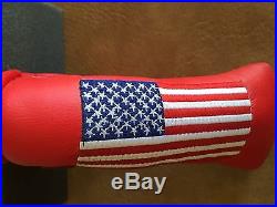 Titleist Scotty Cameron- 911 American Flag Red Head Cover -Mint Divot Tool