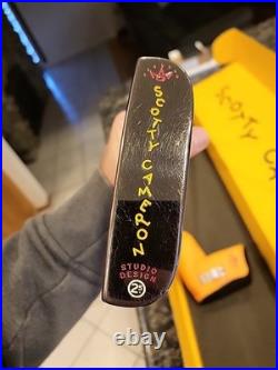 Titleist Scotty Cameron Black Pearl Studio Design 2.5 With Cover And Tool 35