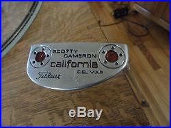 Titleist Scotty Cameron California Del Mar 35 Putter + weights+tool