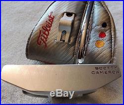Titleist Scotty Cameron Futura 35 Putter with headcover and Pivot Tool