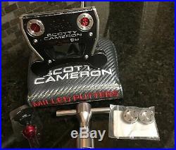 Titleist Scotty Cameron Futura 6M 34 Putter with Headcover, Extra Weights & Tool