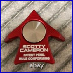 Titleist Scotty Cameron Gallery Aero Alignment Tool Marker Red limited New F/S