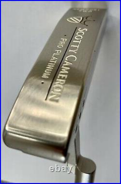 Titleist Scotty Cameron Pro Platinum Newport 2 Putter With Hardcover Divot Tool
