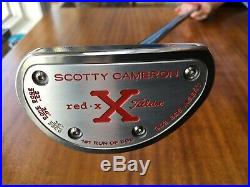Titleist Scotty Cameron Red X2 GSS 1ST of 500 R. H. 35 with Head Cover & Tool