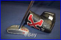 Titleist Scotty Cameron Red X2 Lawsuit Mallet 3 Dot Putter 35 Headcover & Tool