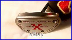 Titleist Scotty Cameron Red X-2 Putter 35 330g RH withOriginal Head Cover & Tool