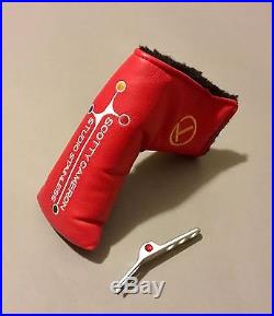 Titleist Scotty Cameron Studio Stainless Circle T Putter Headcover with Divot Tool