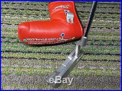 Titleist Scotty Cameron Studio Stainless Newport 2 Putter 34 + Cover & Tool