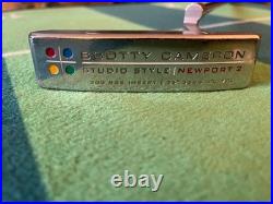 Titleist Scotty Camron Studio Style Newport 2 putter, with H. C. & Divit tool