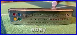 Titleist Scotty Camron Studio Style Newport 2 putter, with H. C. & Divit tool