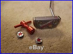 Very Nice Scotty Cameron GoLo 6 35 Putter RH with Extra 20g Weights & Tool
